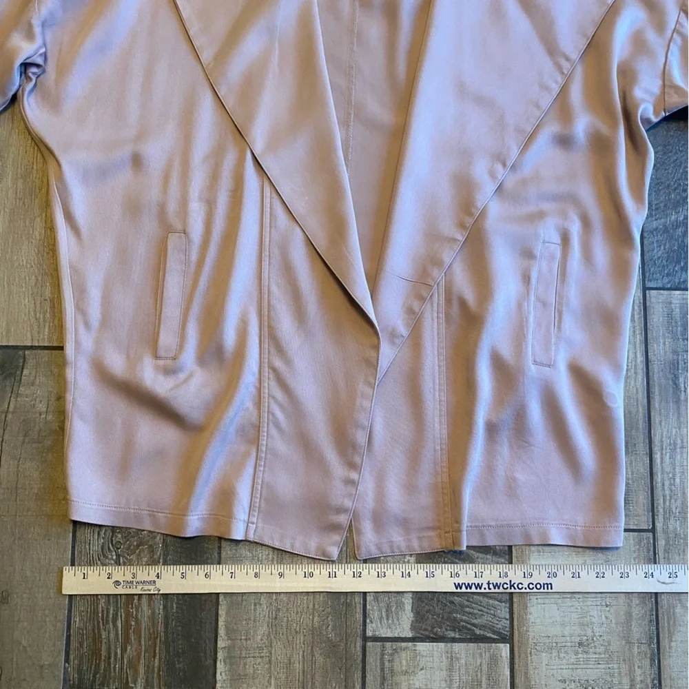 Lulu's Blush Pink Open Front Jacket - Picture 16 of 16